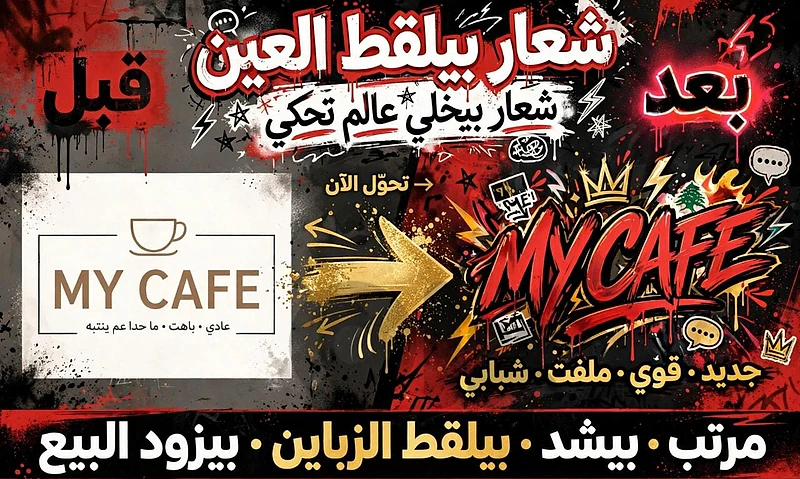 شعار بيلقط العين 🔥 تصميم شعار احترافي شبابي - تسليم خلال 24 ساعة