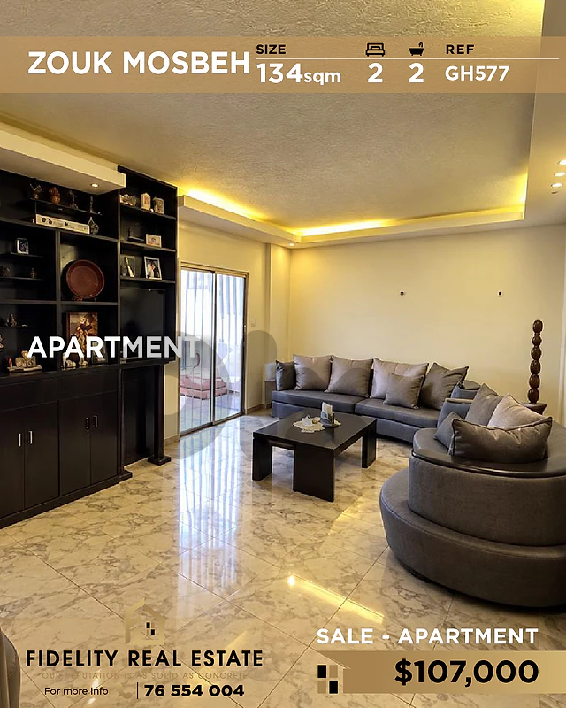 Apartment for sale in Zouk Mosbeh GH577 شقة للبيع في زوق مصبح