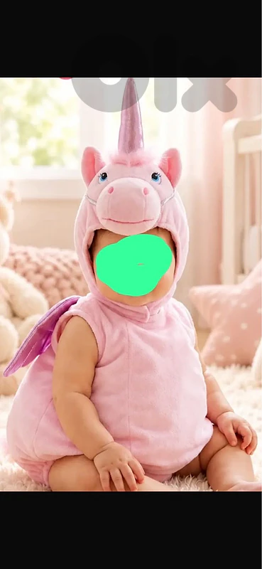 unicorn baby girl halloween used once