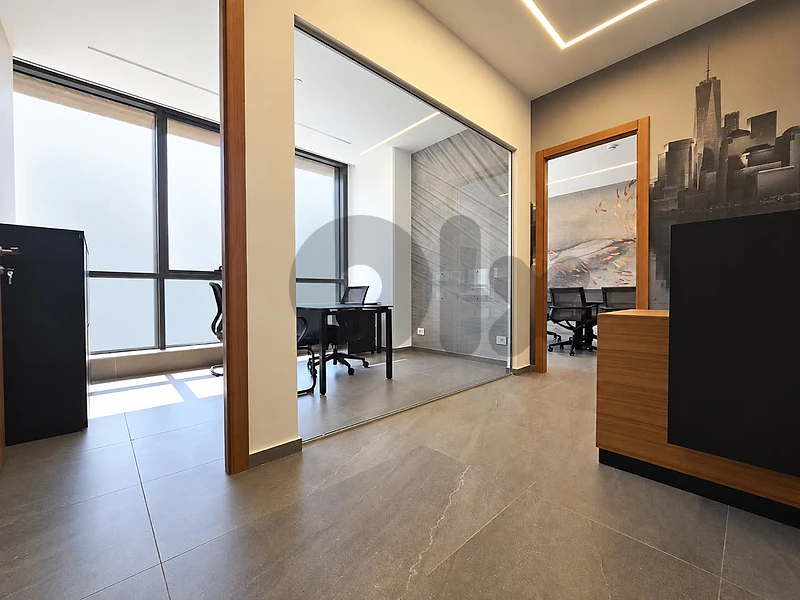 RAO26-5462 Fully Furnished Office for Rent in Sin El Fil | 100 sqm
