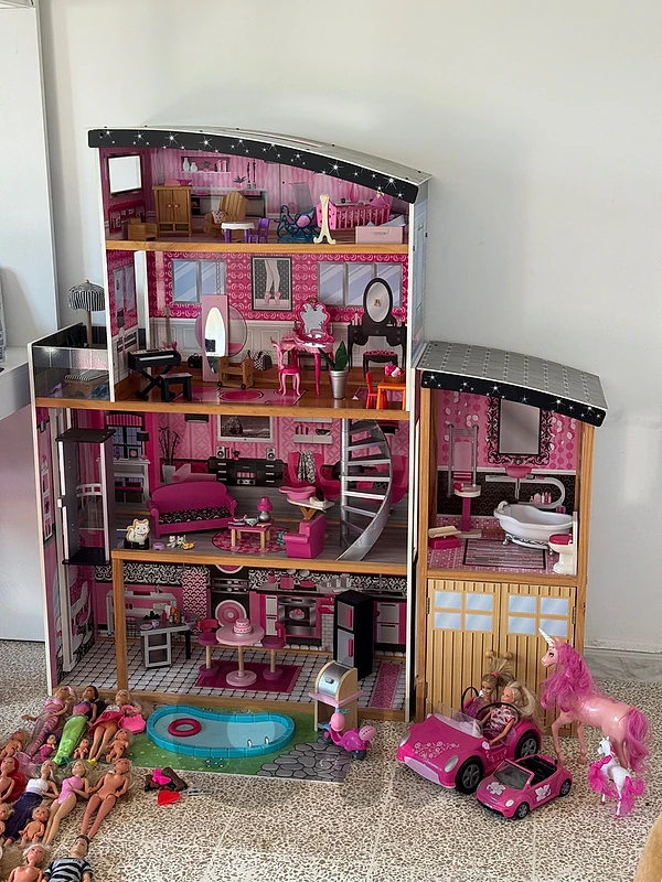 XXL Barbie House 135x130 Dollhouse Play Germany
