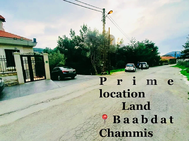 Prime location Land for sale in Baabdat EL Chammis | Mountain view Prime location Land for sale in Baabdat EL Chammis | Mountain view