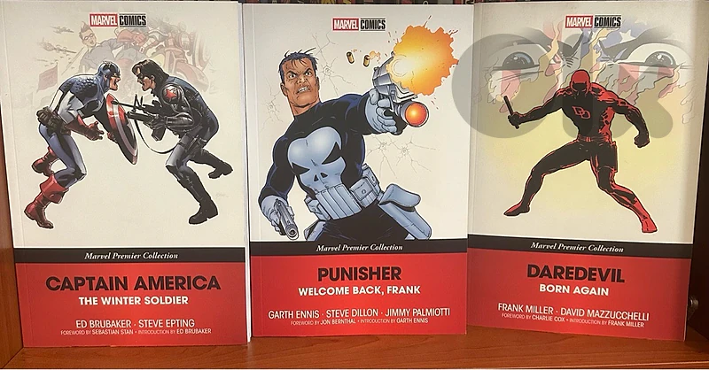 marvel dc comic books spiderman superman batman daredevil punisher