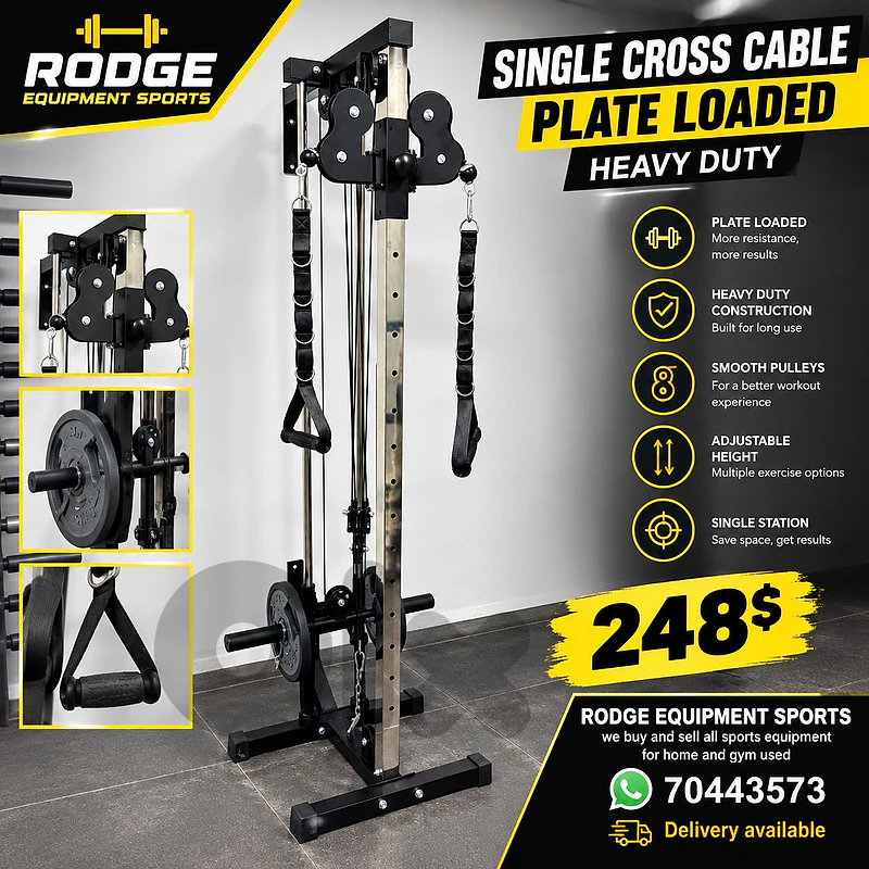 Single cross cable new plate loaded heavy duty