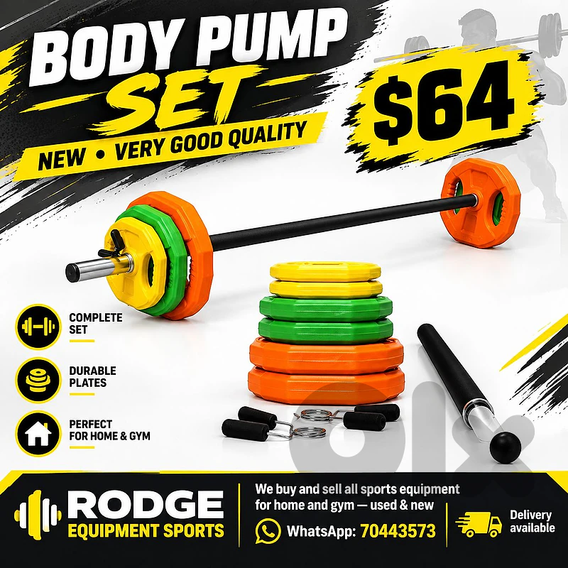 Body pump set new very good quality