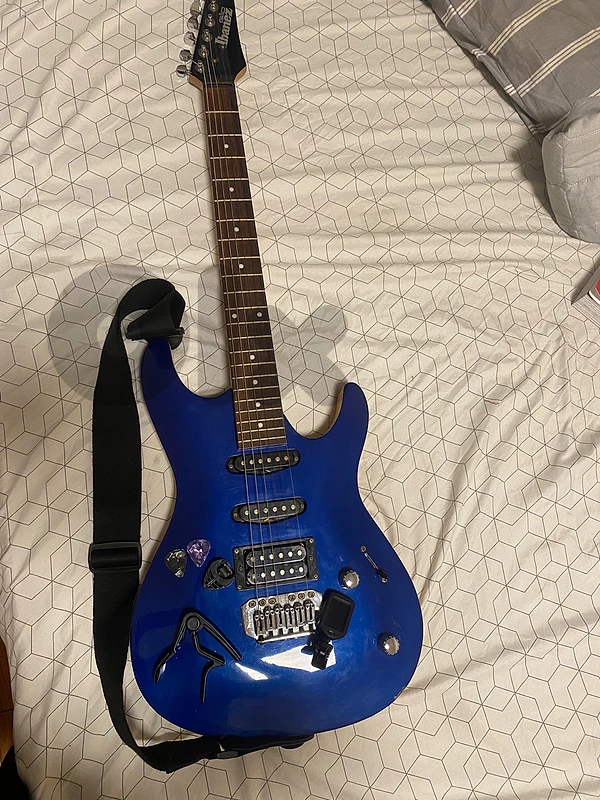 Ibanez gio guitar and amp