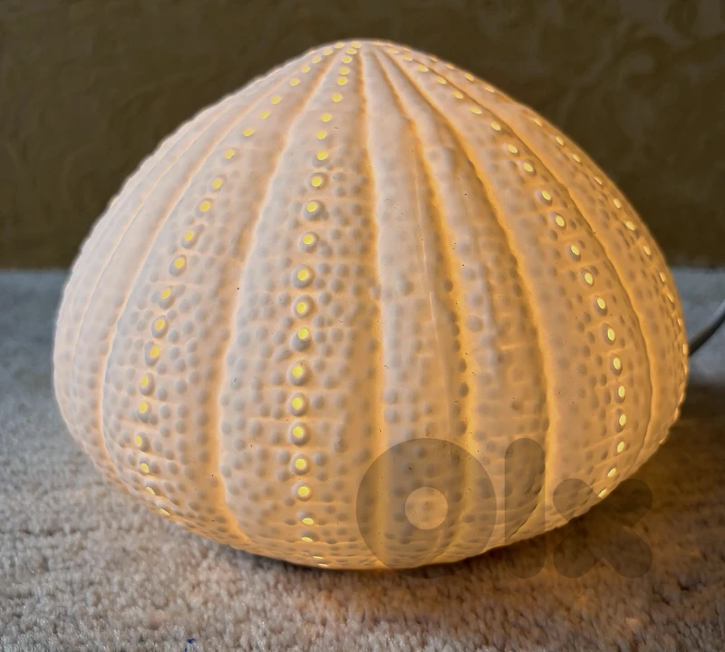 Ribbed Sea Urchin Fine Bone China Lampshade