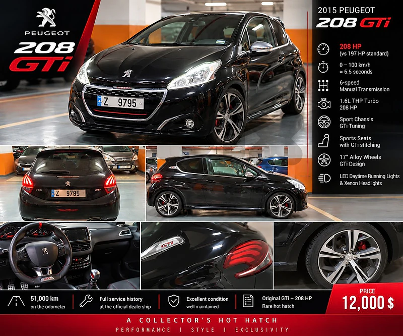 Peugeot 208 2015 Gti