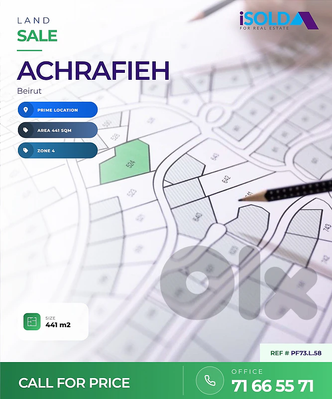 Land For Sale in Achrafieh - أرض للبيع في اشرفيه