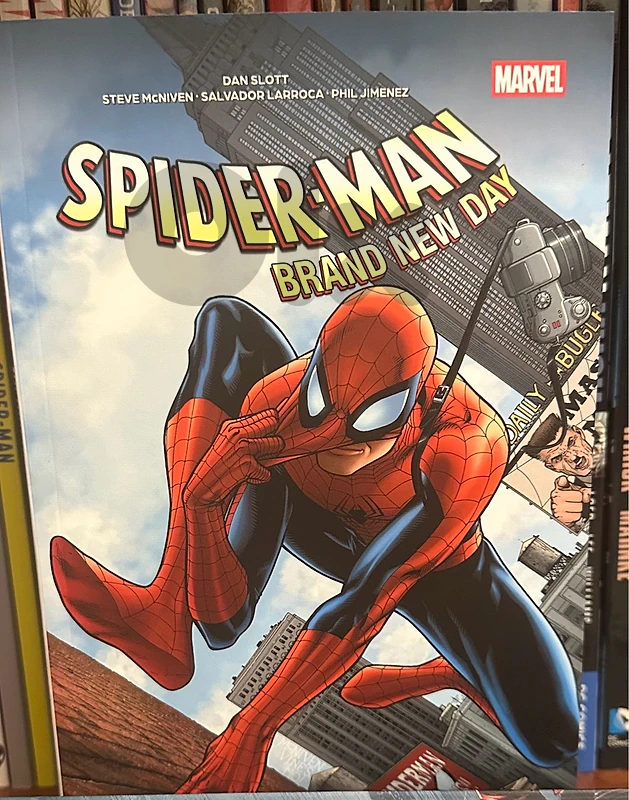 marvel comic book spiderman brand new day
