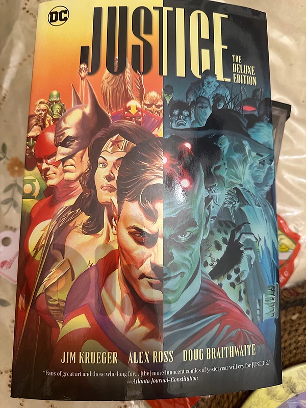 dc comic book justice deluxe edition by alex ross