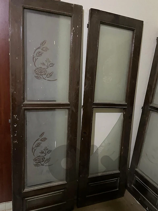 4 solid wood entrance doors