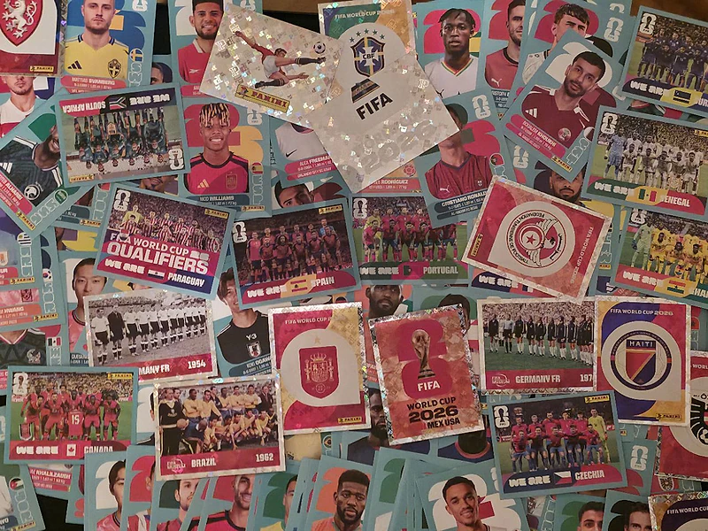 140+ Panini world cup stickers