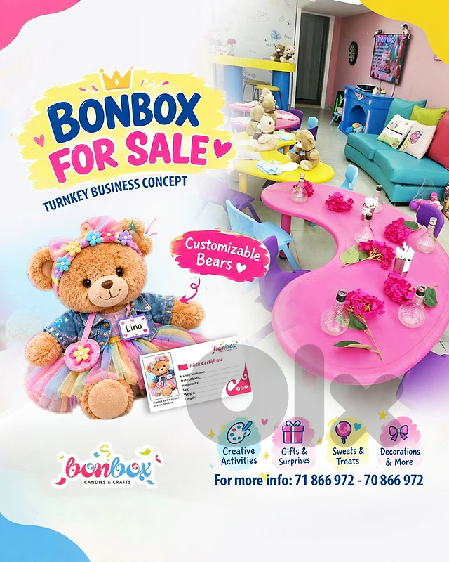 Bonbox business for sale