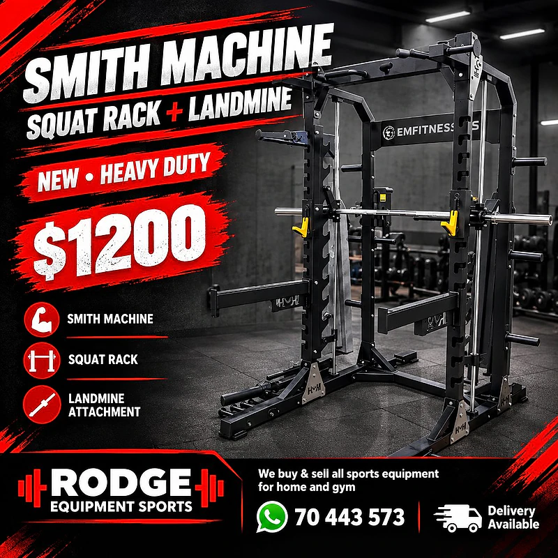 Smith with squat rack and landmine new heavy duty