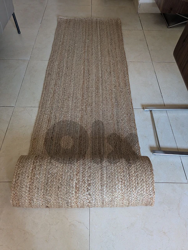Handmade Braided Jute Luxe Runner Rug