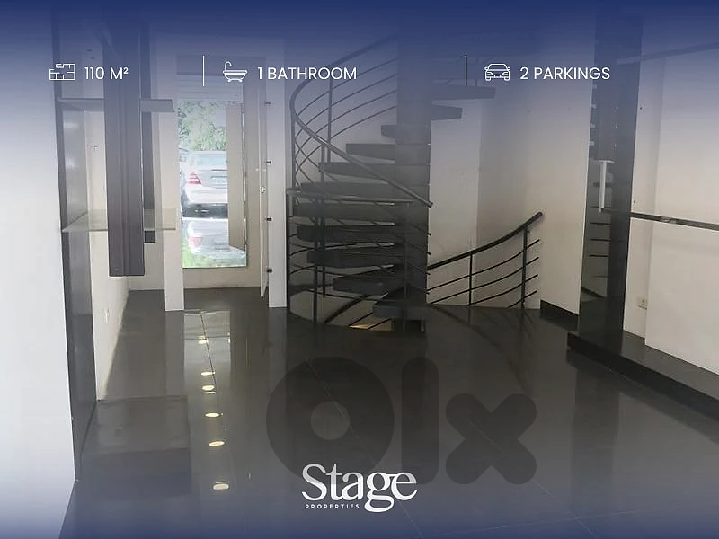 Prime 110 sqm Commercial Shop on a Busy Road in Jal el Dib