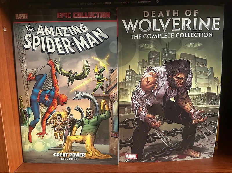 marvel comic books spiderman wolverine