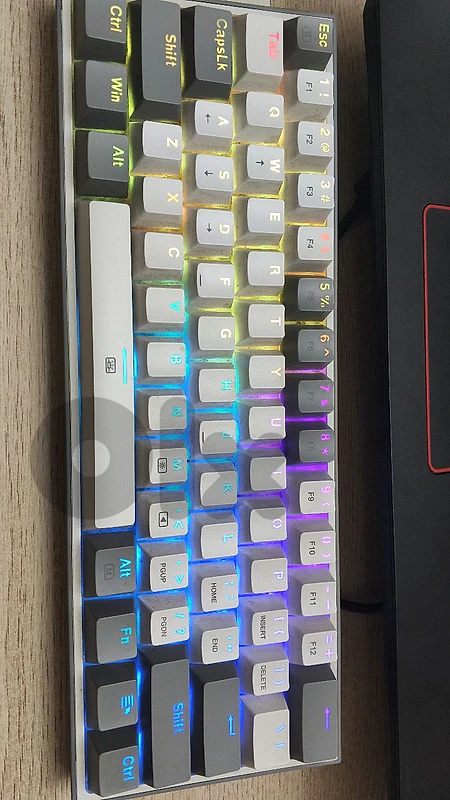 Redragon K617 Fizz RGB Mechanical Gaming Keyboard – White
