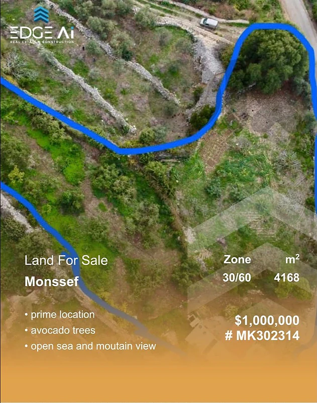 Land for Sale | Monssef – Jbeil

Ref: #MK302314