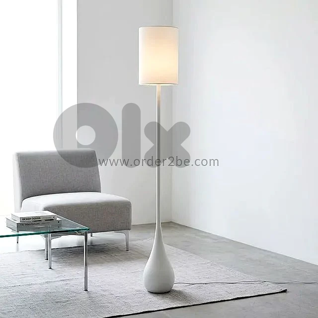 Floor Lamp with Weighted Base and Diffused Light