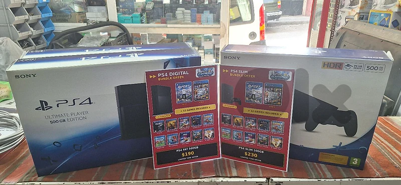 PS4 with games