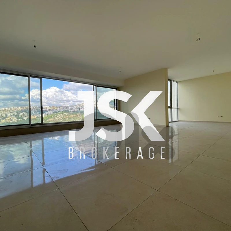 L23090 Spacious Unfurnished Apartment For Rent in Fiyadiye, Baabda