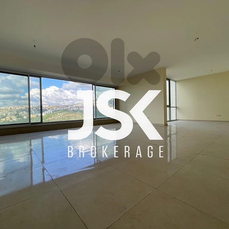 L23091 Unfurnished Apartment With Terrace For Rent in Fiyadiye, Baabda