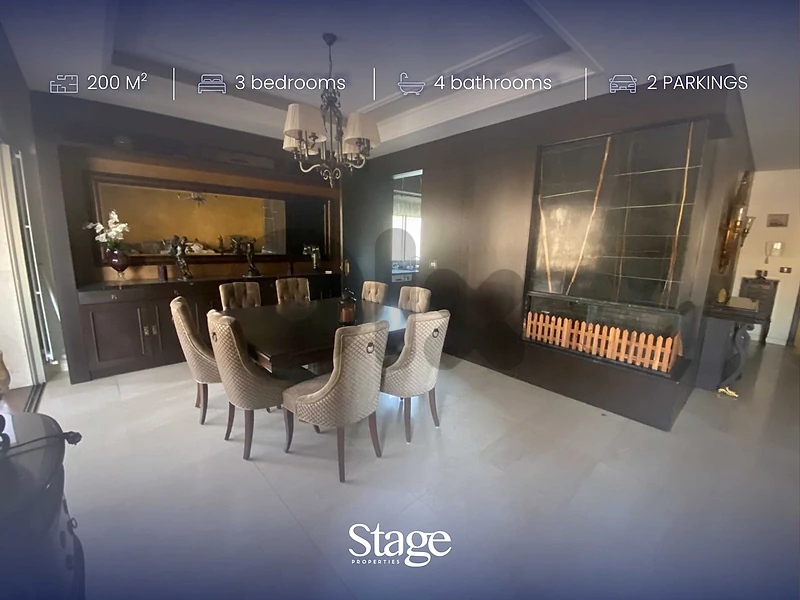 Spacious 210 sqm Apartment with City Views in Hazmieh