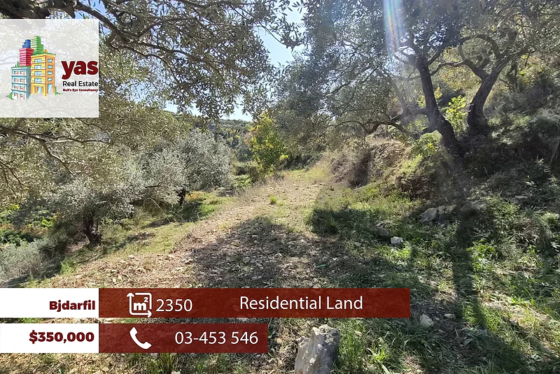 Bjdarfil/Batroun 2350m2 | Land | Prime Location | Ideal Investment|MCH