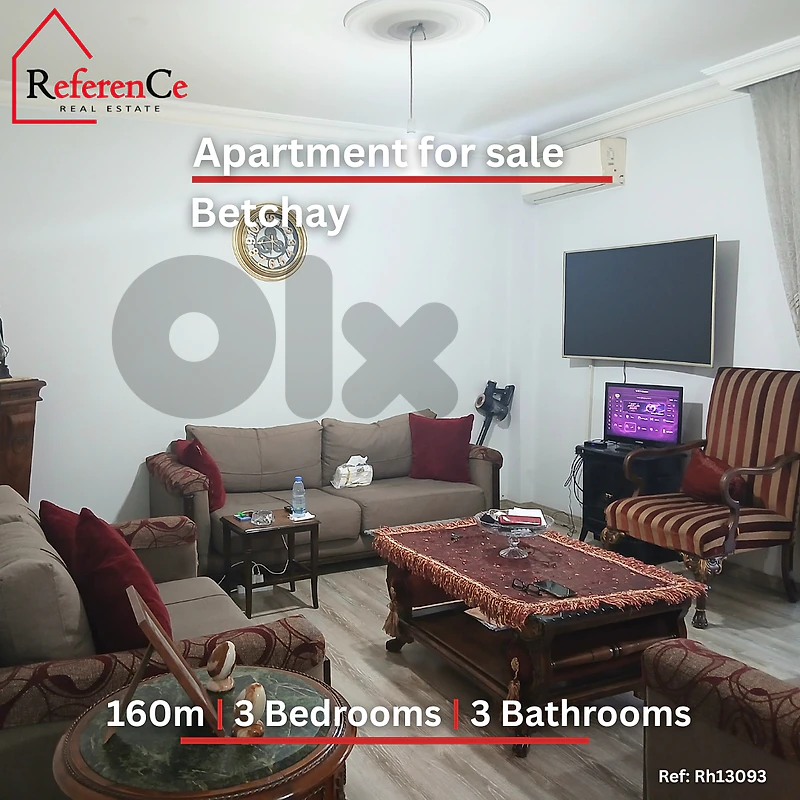 Apartment for sale in Betchay for sale شقة للبيع في بطشاي