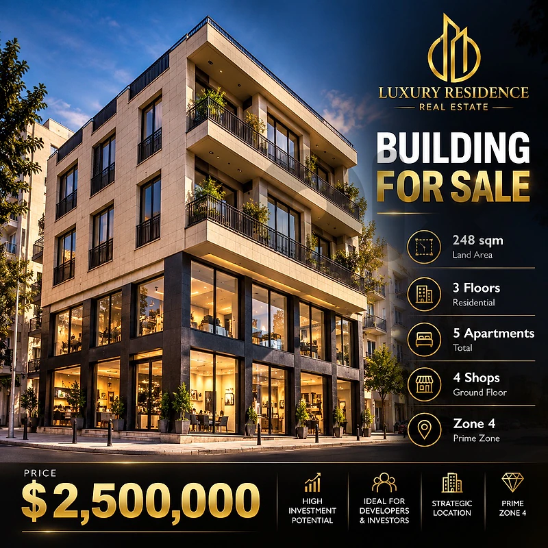 building for sale in achrafieh sassine مبنى للبيع اشرفية ساسين
