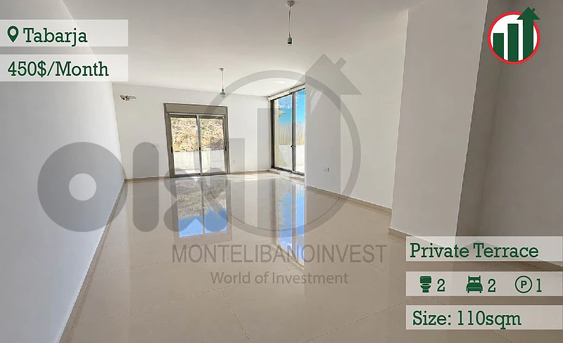 Apartment for Rent in Tabarja  !!
