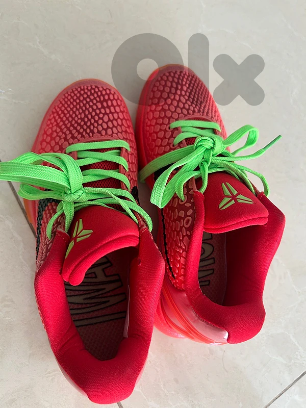 reverse grinches kobe 6 basketball shoes kids