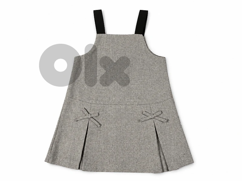 Zara Girls’ Grey Pinafore Dress – 3 Years / 98 cm