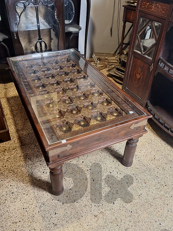 antique solid wood coffee table