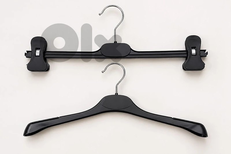 Black Clothes Hangers – Set of 2 Black Clothes Hangers – Set of 2