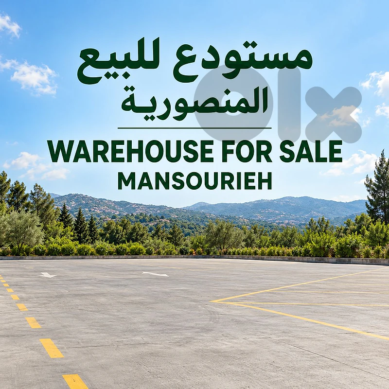 warehouse for sale Mansourieh مستودع للبيع المنصورية
