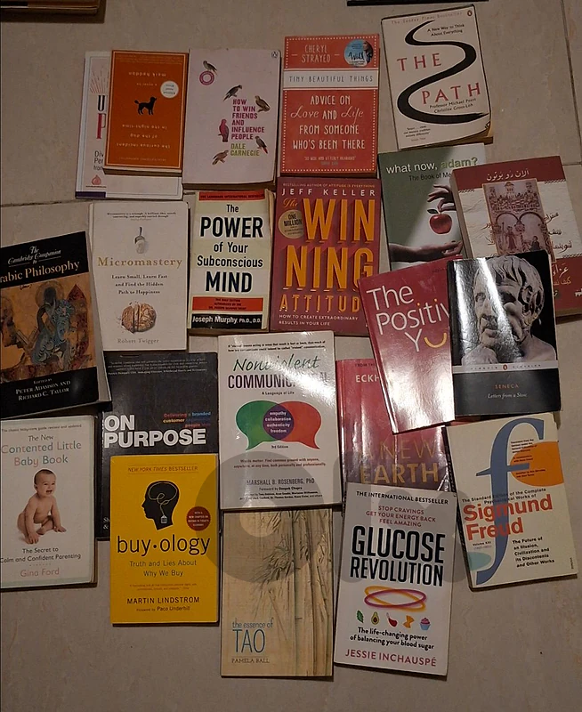 Books, all for 25$