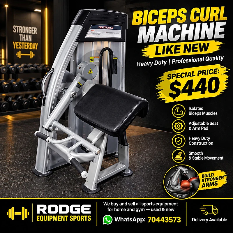 Biceps curl machine like new heavy duty special price