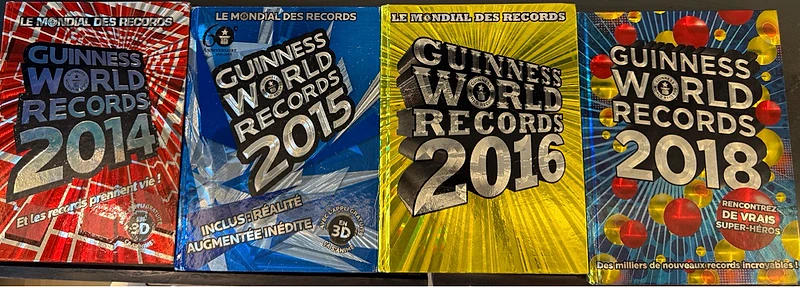 GUINNESS WORLD RECORDS COLLECTION! 🌍 2014.2015.2016.2018