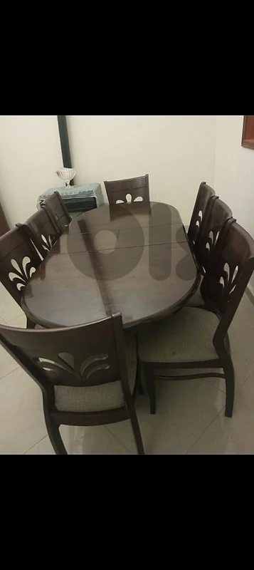 طاوله سفره مع 8كراسي