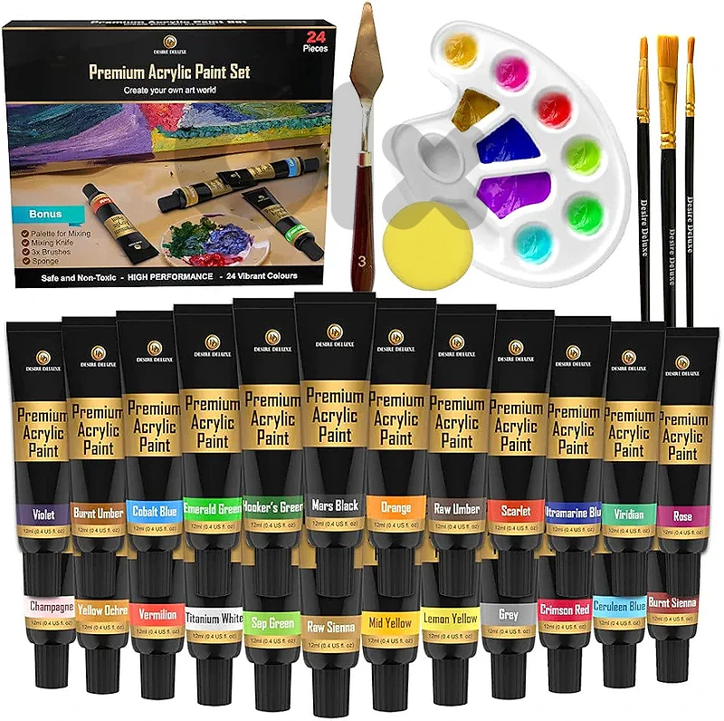 desire deluxe acrylic paint set 30pcs desire deluxe acrylic paint set 30pcs
