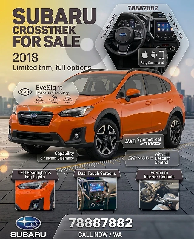 Subaru XV Crosstrek 2018 Limited trim Subaru XV Crosstrek 2018 Limited trim