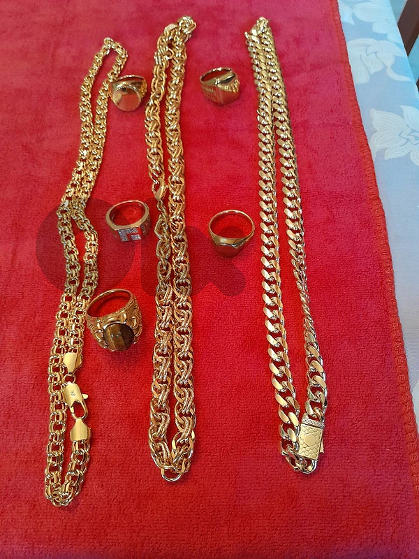 سلاسل فخمة unisex وخواتم جميلة