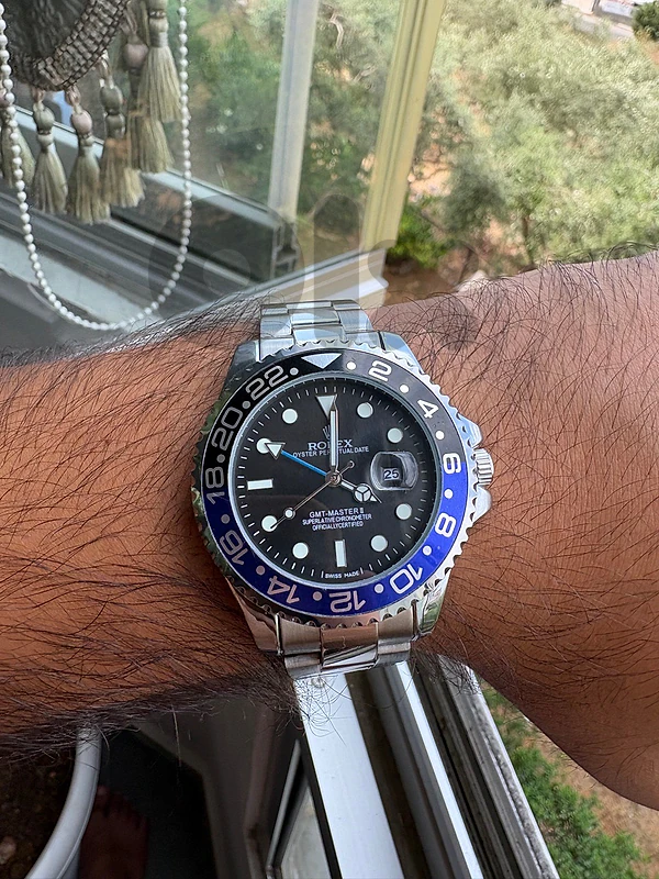 Rolex GMT-Master II Batman Style | Black & Blue Bezel