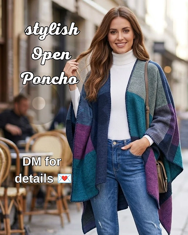 open poncho