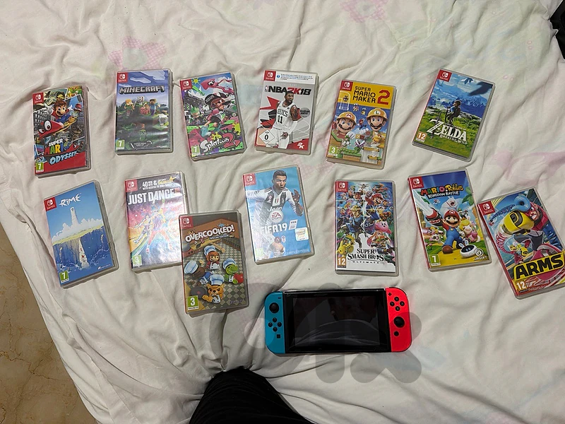 nintendo switch 1 with 14 games nintendo switch 1 with 14 games