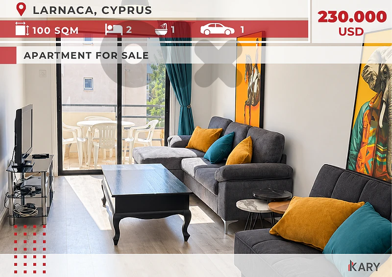 100 sqm Apartment for Sale in Larnaca