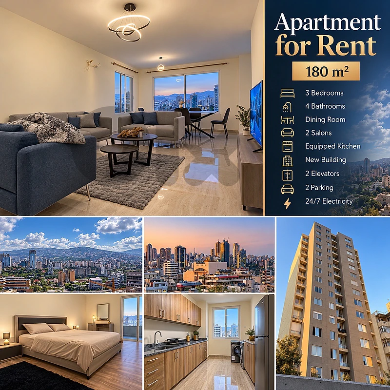 PRIME View  3bedroom furnished  appartment for rent (flexible)